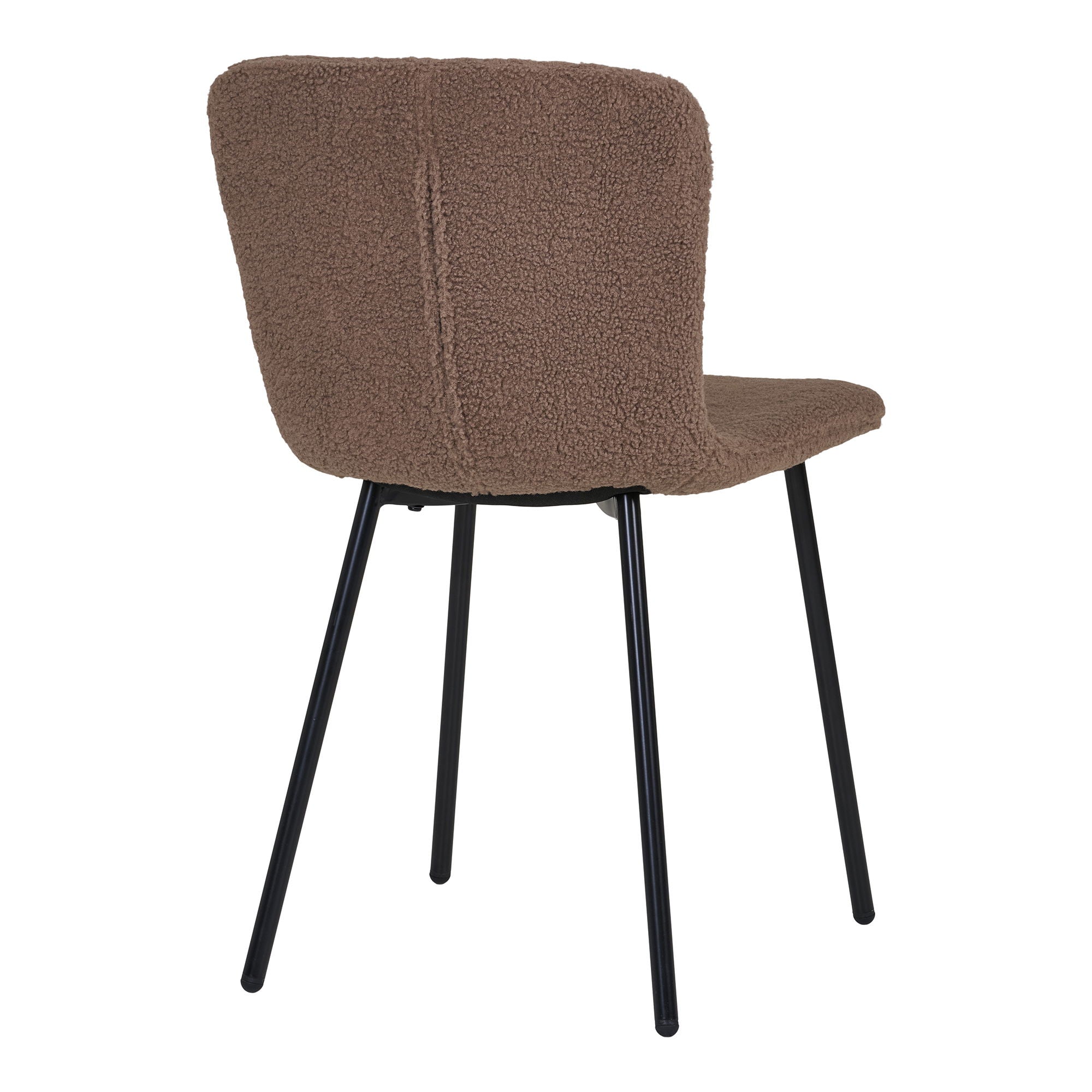 Halden Esszimmerstuhl 2er Set – Stuhl mit Kunstfell, 52,5 × 44,5 × 76,5 cm - Set aus 2 Stühlen